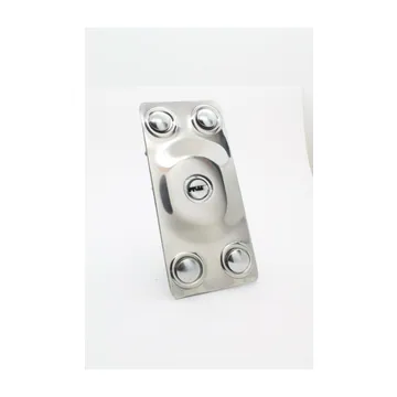 Escudo protector de acero inoxidable para cilindro exterior Bunkker, paquete x 6