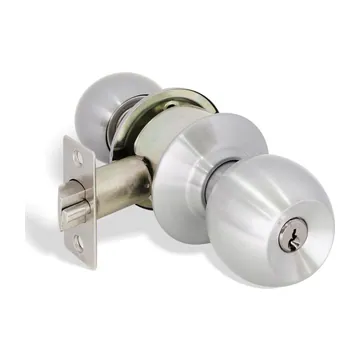 Cerradura de pomo Carolina Yale, alcoba · acero inoxidable (US32D)