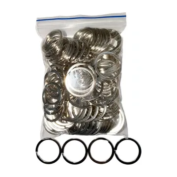 Argollas no deformables, paquete de 100