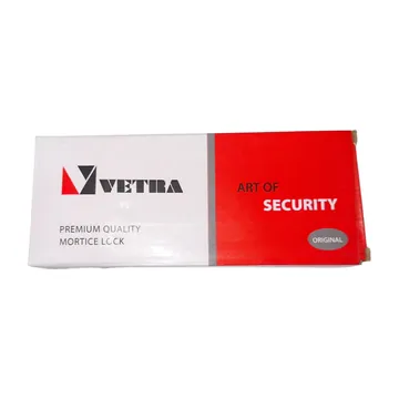Caja de seguridad Vetra, chapa y cilindro europeo con escudo