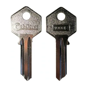 Llave 1000R izquierda hexagonal, blanca, cabeza hexagonal