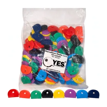 Forros para llave, colores surtidos, paquete de 100