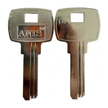 Llave de punto ANIS corta derecha, blanca, corta